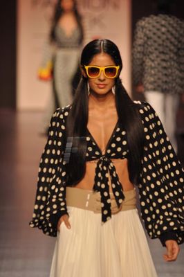 Bollywood celebs walk the ramp for famous designer Manish Malhotra's show at the Lakme Fashion week
