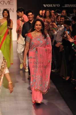 Bollywood celebs walk the ramp for famous designer Manish Malhotra's show at the Lakme Fashion week