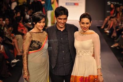 Bollywood celebs walk the ramp for famous designer Manish Malhotra's show at the Lakme Fashion week