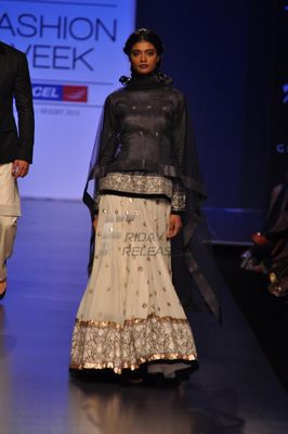 Bollywood celebs walk the ramp for famous designer Manish Malhotra's show at the Lakme Fashion week