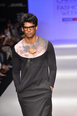 Designer Javed Khan showed at the Lakme Fashion Week Summer/Resort 2013