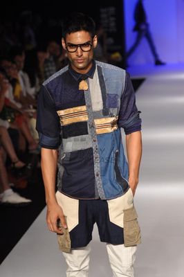 Designer Javed Khan showed at the Lakme Fashion Week Summer/Resort 2013