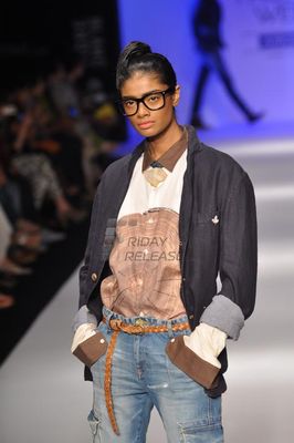 Designer Javed Khan showed at the Lakme Fashion Week Summer/Resort 2013