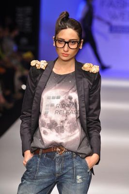 Designer Javed Khan showed at the Lakme Fashion Week Summer/Resort 2013