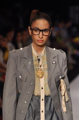 Designer Javed Khan showed at the Lakme Fashion Week Summer/Resort 2013