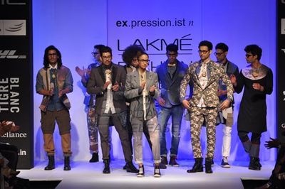 Designer Javed Khan showed at the Lakme Fashion Week Summer/Resort 2013