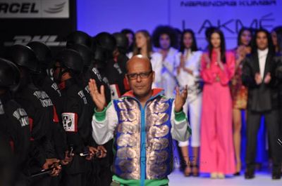 Designer Narendra Kumar at the Lakme Fashion Week Summer/Resort 2013