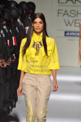 Designer Narendra Kumar at the Lakme Fashion Week Summer/Resort 2013