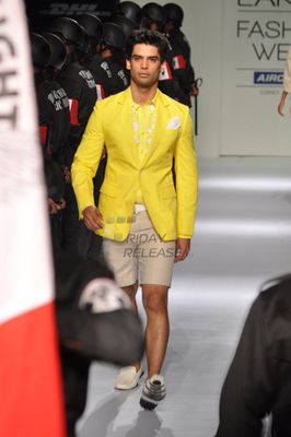 Designer Narendra Kumar at the Lakme Fashion Week Summer/Resort 2013