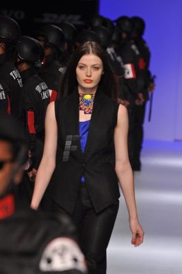 Designer Narendra Kumar at the Lakme Fashion Week Summer/Resort 2013