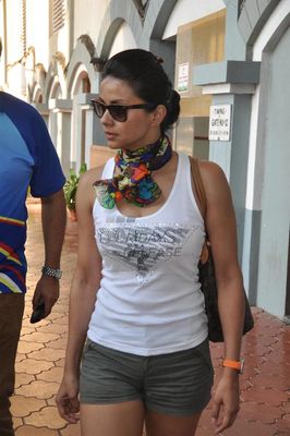Gul Panag and Sagarika Ghatge spotted at the Flagging off ceremony of SPIRIT OF CCI Triathlon