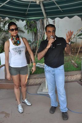 Gul Panag and Sagarika Ghatge spotted at the Flagging off ceremony of SPIRIT OF CCI Triathlon