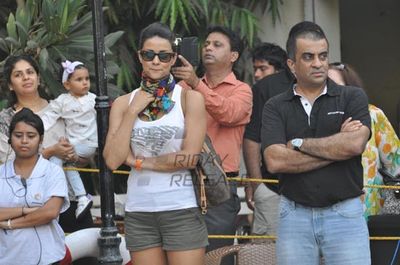 Gul Panag and Sagarika Ghatge spotted at the Flagging off ceremony of SPIRIT OF CCI Triathlon