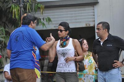 Gul Panag and Sagarika Ghatge spotted at the Flagging off ceremony of SPIRIT OF CCI Triathlon