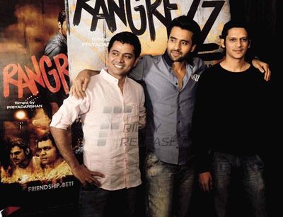 Jackky Bhagnani & Priya Anand at RANGREZZ press meet