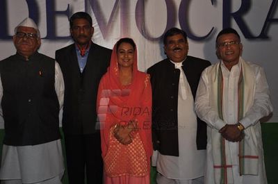 JAI HO DEMOCRACY Mahurat celebration at the Omkar Studios, Mumbai