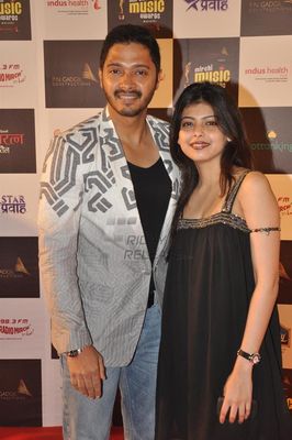 Shreyas Talpade, Shaan, Pallavi Joshi and Mrinal Kulkarni attended the First MIRCHI MUSIC AWARDS MARATHI