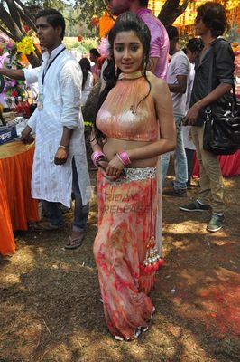 Television Celebs assembled at COLORS Channel Holi Celebration