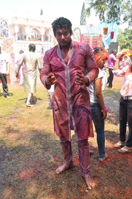 Television Celebs assembled at COLORS Channel Holi Celebration