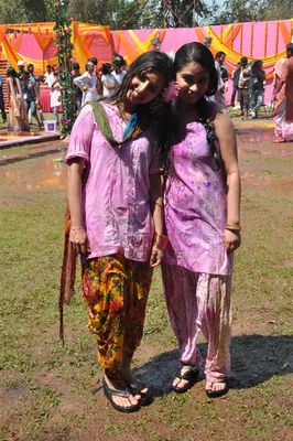 Television Celebs assembled at COLORS Channel Holi Celebration