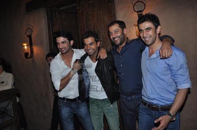 Various tinsel town personalities attended the success party of the film Kai Po Che.