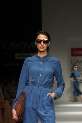 Well known Fashion Designer Nishka Lulla showed at the Lakme Fashion Week Summer/Resort 2013