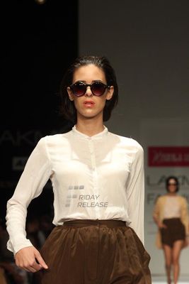 Well known Fashion Designer Nishka Lulla showed at the Lakme Fashion Week Summer/Resort 2013