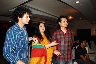 Akshay Kumar, Mithun Chakraborty, Suneil Shetty, Mahakshay Chakraborty at music launch of 'ENEMMY' at Club Millennium in Juhu, Mumbai