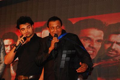 Akshay Kumar, Mithun Chakraborty, Suneil Shetty, Mahakshay Chakraborty at music launch of 'ENEMMY' at Club Millennium in Juhu, Mumbai
