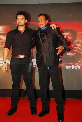 Akshay Kumar, Mithun Chakraborty, Suneil Shetty, Mahakshay Chakraborty at music launch of 'ENEMMY' at Club Millennium in Juhu, Mumbai