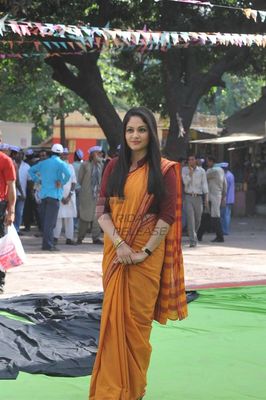 B-town doll Gracy Singh at the mahurat of the film 'Janta Vd s Janardan- Bechara Aam Aadmi'