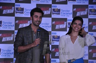 B-town stars Ranbir Kapoor and Deepika Padukone at an announcement