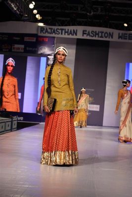 Designer Vikram Phadnis show at the Rajasthan Fashion Week 2013 on Day 1 at Hotel Fairmont in Jaipur