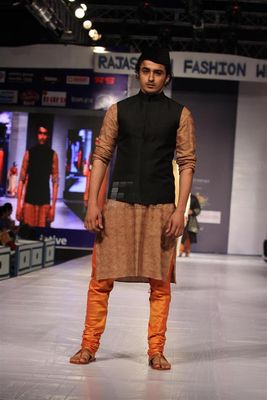 Designer Vikram Phadnis show at the Rajasthan Fashion Week 2013 on Day 1 at Hotel Fairmont in Jaipur