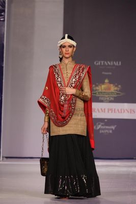 Designer Vikram Phadnis show at the Rajasthan Fashion Week 2013 on Day 1 at Hotel Fairmont in Jaipur