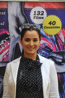 Glam Doll Simone Singh was seen at the announcement of Kashish Film Festival
