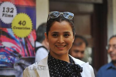 Glam Doll Simone Singh was seen at the announcement of Kashish Film Festival