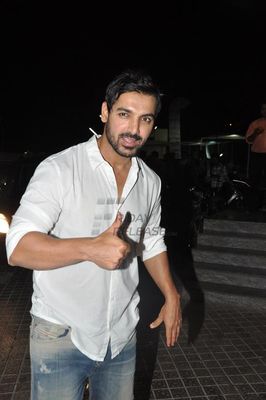 Handsome hunk John Abraham at Shootout at Wadala's special screening