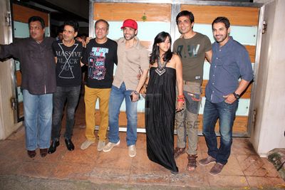 John Abraham, Sunny Leone, Manoj Bajpai at Shootout at Wadala success party at Ekta Kapoor's bungalow
