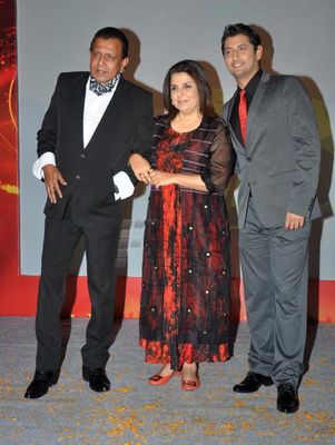 Mithun Chakraborty, Farah Khan, Merzi at Zee TV Dance India Dance Super Moms launch at Hotel Trident in BKC, Mumbai