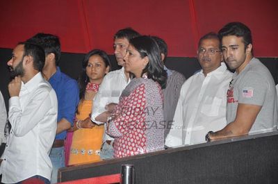 Prachi Desai, Kumar Gaurav, Priya Dutt at the first look launch of film POLICEGIRI at PVR Cinemas in Juhu, Mumbai