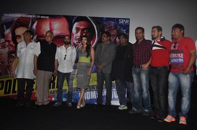 Prachi Desai, Kumar Gaurav, Priya Dutt at the first look launch of film POLICEGIRI at PVR Cinemas in Juhu, Mumbai