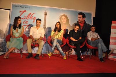 Preity Zinta at film ISHQ IN PARIS press meet at Cinemax in Mumbai