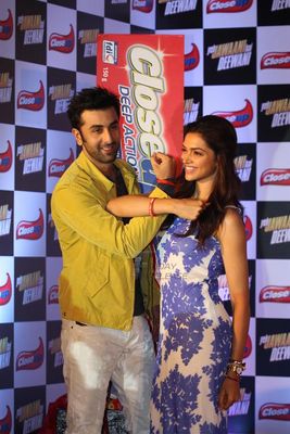 Ranbir Kapoor and Deepika Padukone film YEH JAWAANI HAI DEEWANI promotional event in association with Close Up in Mumbai
