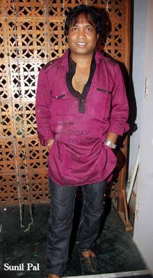 Sunil Pal records song on his baton for new film "MONEY BACK GUARANTEE'