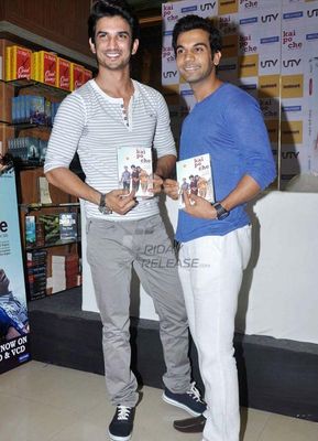 Sushant Singh Rajput, Rajkumar Yadav, Abhishek Kapoor, Siddharth Roy Kapur at film 'KAI PO CHE' DVD launch at Landmark Store in Mumbai