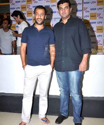 Sushant Singh Rajput, Rajkumar Yadav, Abhishek Kapoor, Siddharth Roy Kapur at film 'KAI PO CHE' DVD launch at Landmark Store in Mumbai