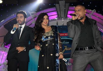 The press meet of Indian Idol Juniors