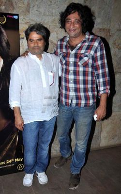 Vishal Bhardwaj and Shilpa Shukla at film 'B.A. Pass' special screening at Light Box in Mumbai