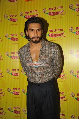 Ranveer Singh & Deepika Padukone promote film RAM LEELA at RADIO MIRCHI 98.3 FM Studios